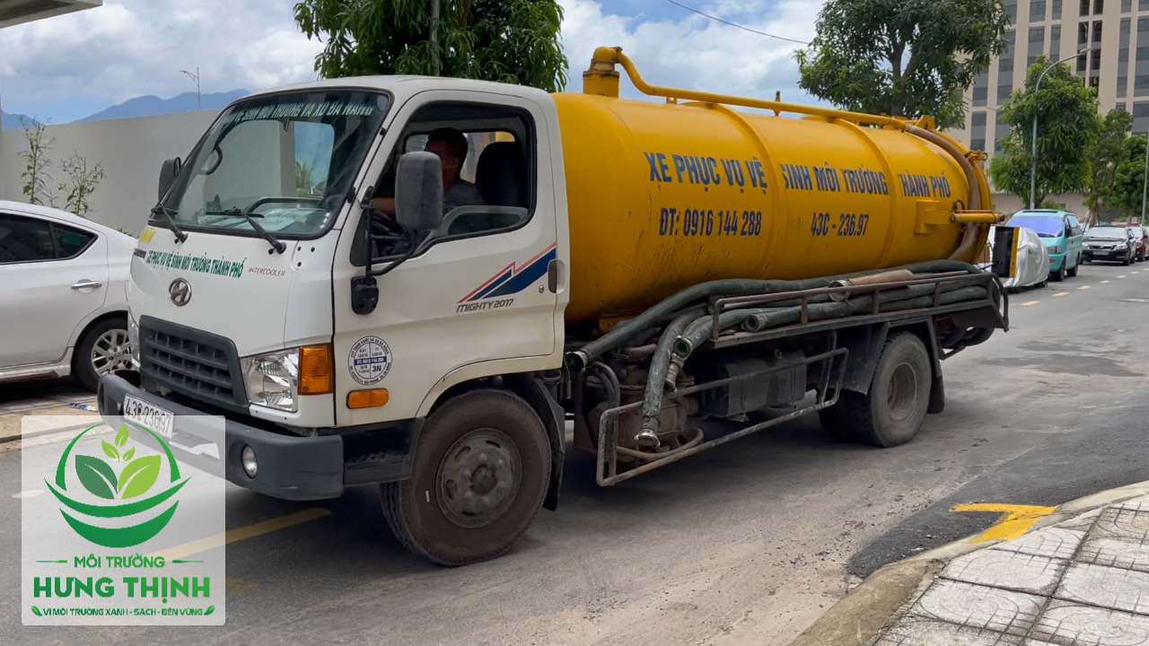 Hút hầm cầu Nam Giang công ty Môi Trường Hưng Thịnh