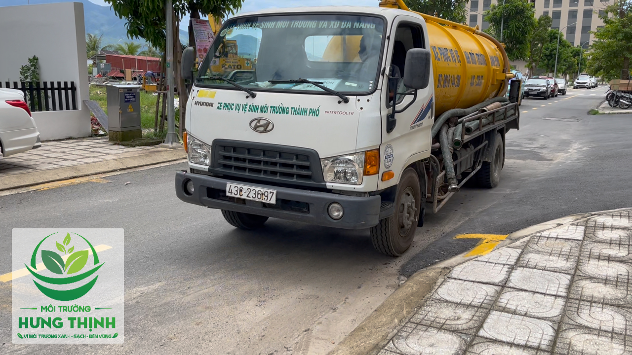 Hút hầm cầu xã hùng Sơn - Môi Trường Hưng Thịnh