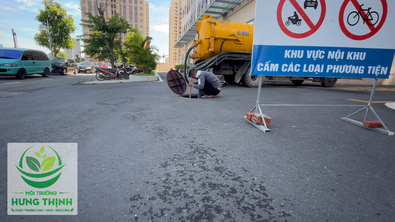 Hút hầm cầu xã Thăng Phú - Môi trường Hưng Thịnh