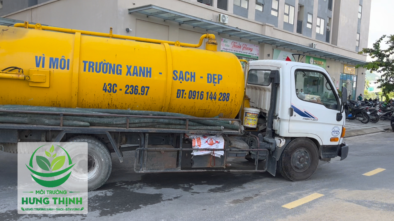 Hút hầm cầu xã Thăng Phú - Môi trường Hưng Thịnh