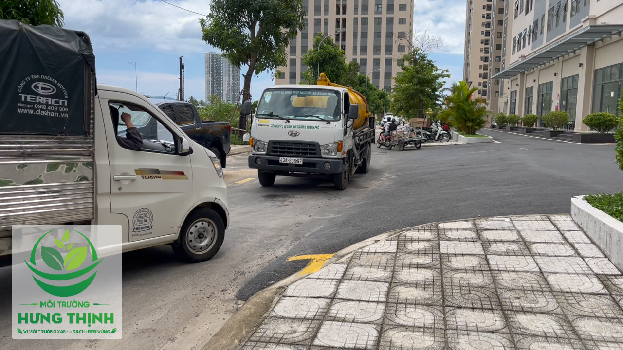 Hút hầm cầu xã Thăng An - Môi Trường Hưng Thịnh